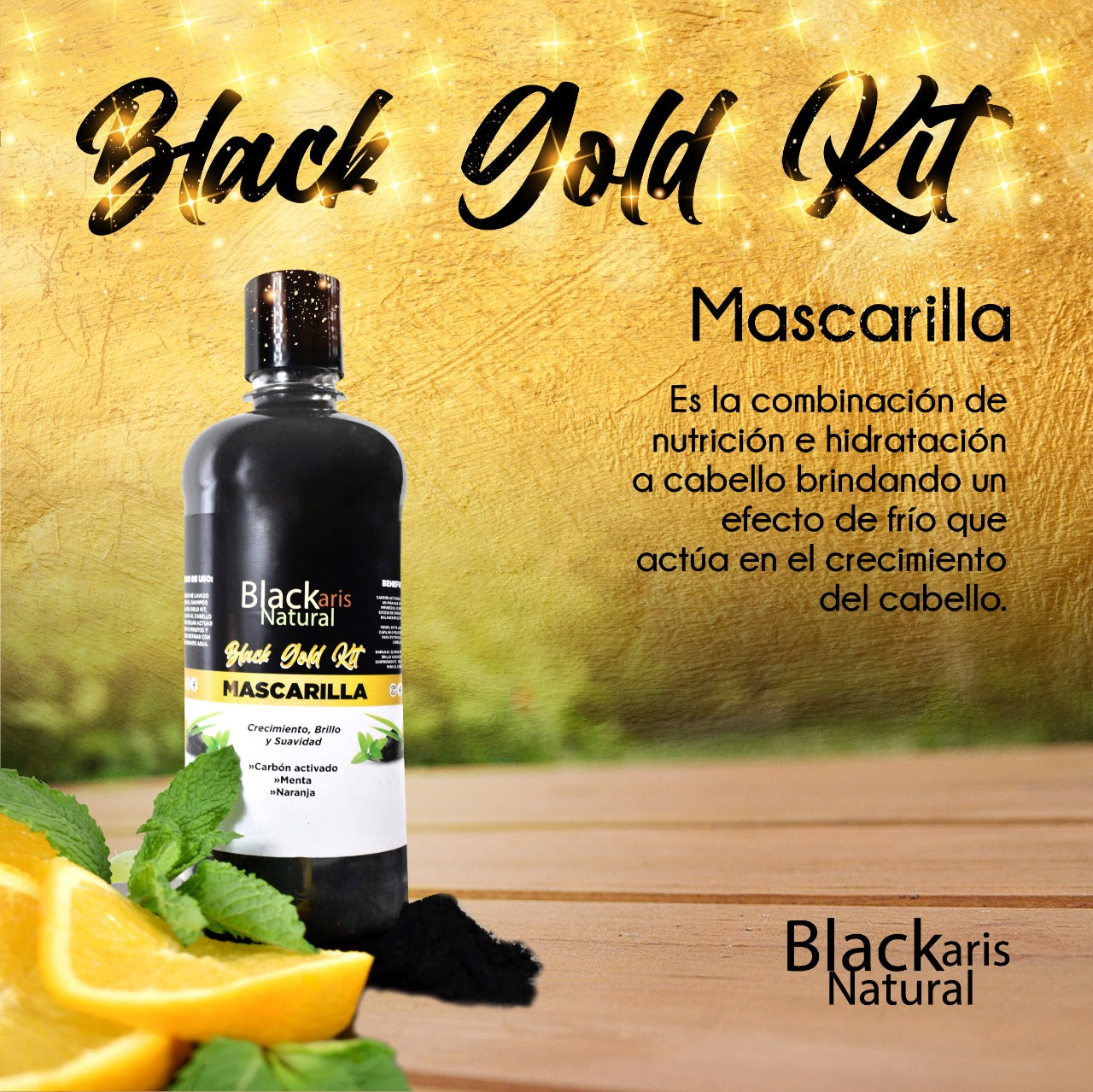BLACK GOLD Mascarilla DETOX